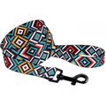CollarDirect Tribal Pattern Ethnic Design Nylon Dog Leash, Multicolor 1, Small