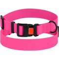 CollarDirect Waterproof PVC Coated Dog Collar, Pink, Large