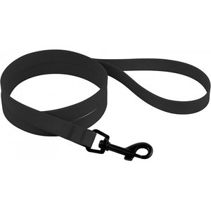 CollarDirect Waterproof PVC Coated Dog Leash, Black, Large