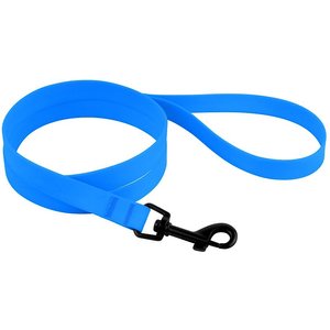 CollarDirect Waterproof PVC Coated Dog Leash, Blue, Large
