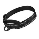 CollarDirect Reflective Martingale Nylon Dog Collar, Black, Small