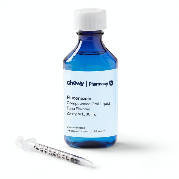 FLUCONAZOLE COMPOUNDED Oral Oil Liquid Tuna Flavored for Dogs, Cats