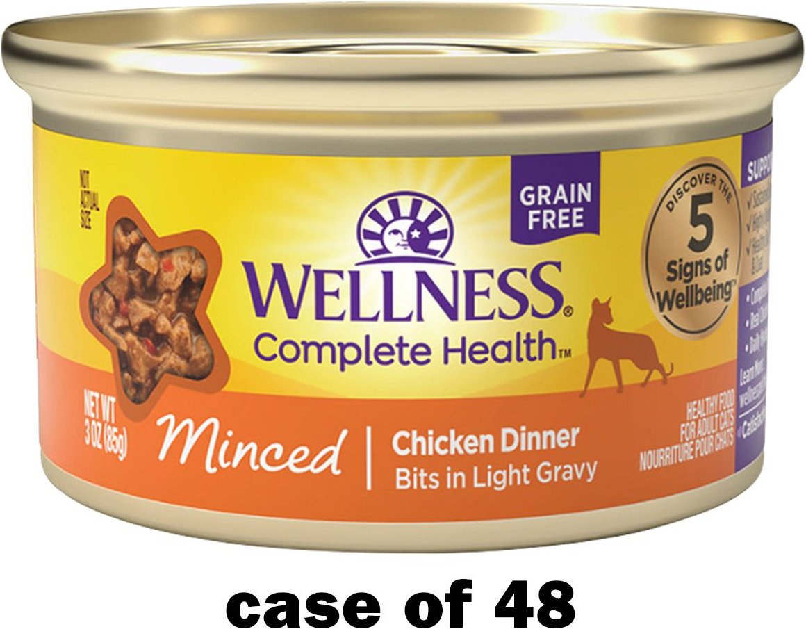 wellness minced cat food