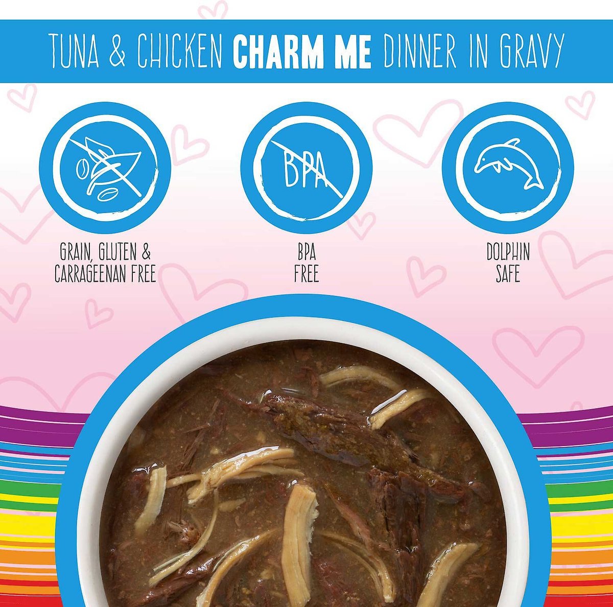 BFF Tuna & Chicken Charm Me Dinner in Gravy Wet Cat Food Pouches