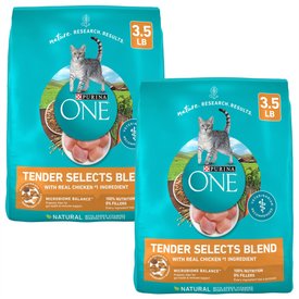 PURINA ONE Tender Selects Blend with Real Chicken Dry Cat Food 16