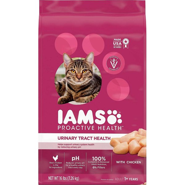 IAMS ProActive Health Urinary Tract Health with Chicken Adult Dry Cat ...