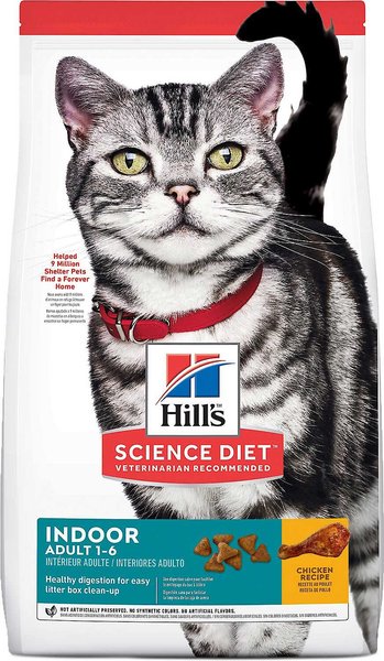 Hill's Science Diet Adult Indoor Chicken Recipe Dry Cat Food, 3.5-lb bag, bundle of 2 slide 1 of 10