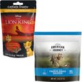 Team Treatz Disney Lion King Chicken Flavored Tartar Control Dental Chew + American Journey 100% Salmon Freeze-Dried Grain-Free Cat Treats