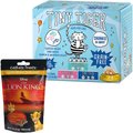 Team Treatz Disney Lion King Chicken Flavored Tartar Control Dental Chew Treats + Tiny Tiger Chunks in Gravy Seafood Recipes Variety Pack Grain-Free Canned Cat Food