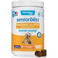 Vetnique Labs Seniorbliss Season Allergy Salmon Flavored Soft Chews Allergy Supplement for Senior Dogs, 120 count