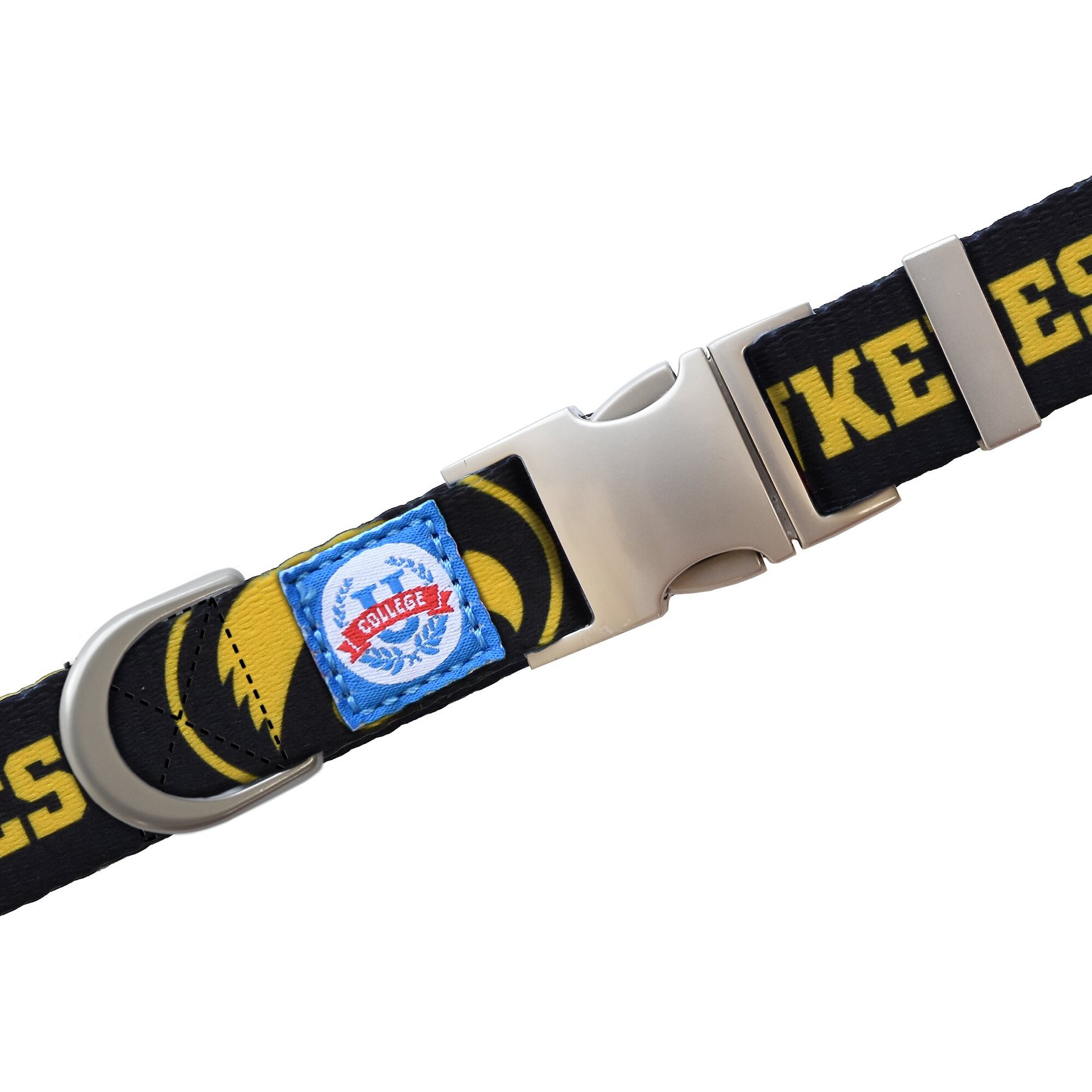 Littlearth NCAA Premium Dog & Cat Collar, Iowa Hawkeyes, Small
