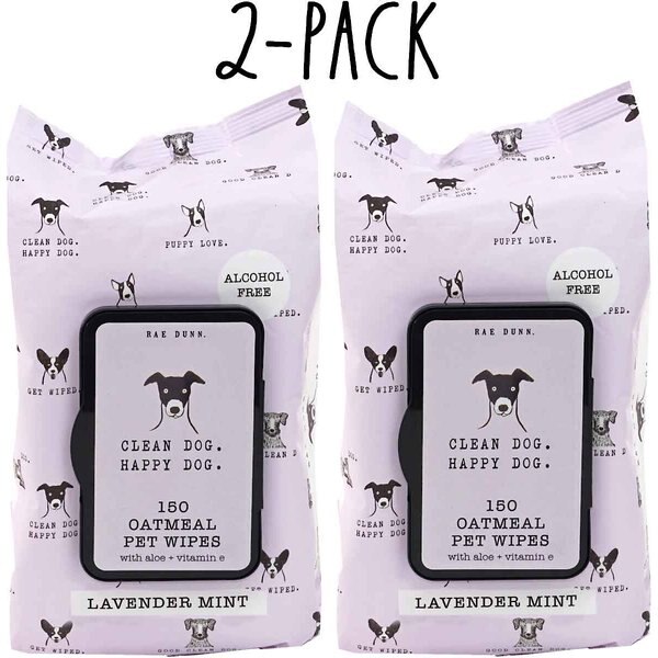 Rae Dunn Puppy Love. Dog Wipes, 150 count, 2 pack