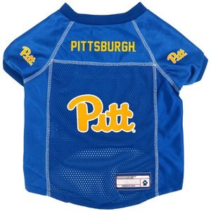 Littlearth NCAA Basic Dog & Cat Jersey, Pittsburgh Panthers, X-Small