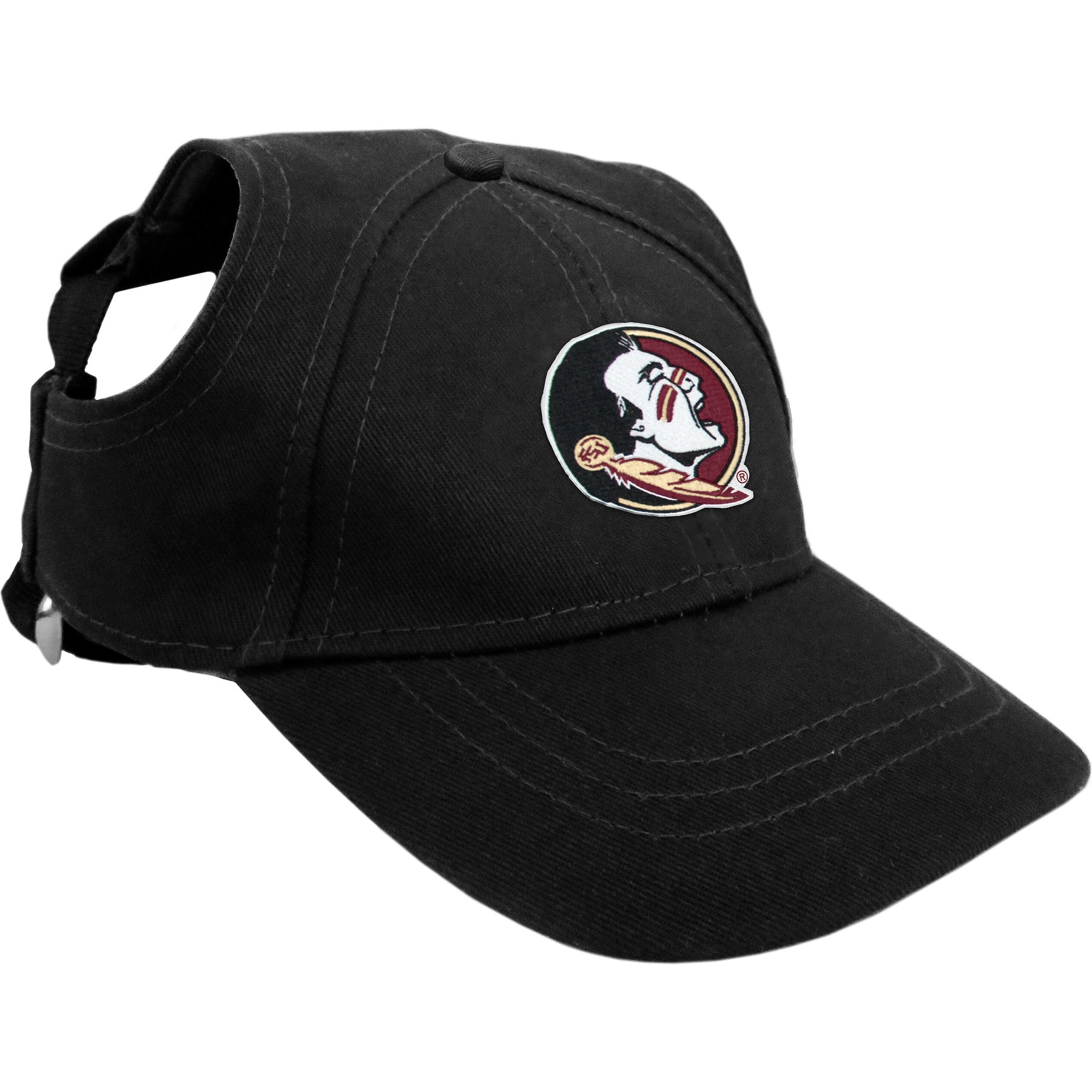 Littlearth NCAA Dog & Cat Baseball Hat, Florida State Seminoles, X-Large