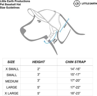 Show full view: Littlearth NCAA Dog & Cat Baseball Hat, Iowa Hawkeyes, Large slide 2 of 3