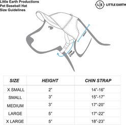 Littlearth NCAA Dog & Cat Baseball Hat, Missouri Tigers, Small slide 2 of 2