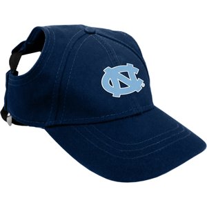 Littlearth NCAA Dog & Cat Baseball Hat, North Carolina Tar Heels, Large