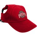 Littlearth NCAA Dog & Cat Baseball Hat, Ohio State Buckeyes, X-Small