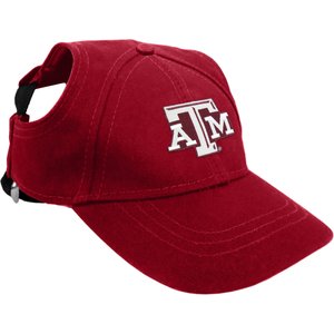 Littlearth NCAA Dog & Cat Baseball Hat, Texas A & M University, Large