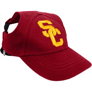 Littlearth NCAA Dog & Cat Baseball Hat, USC Trojans, X-Large