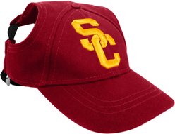 Littlearth NCAA Dog & Cat Baseball Hat, USC Trojans, Large