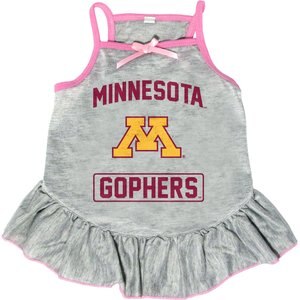Littlearth NCAA Dog & Cat Dress, Minnesota Golden Gophers, X-Large