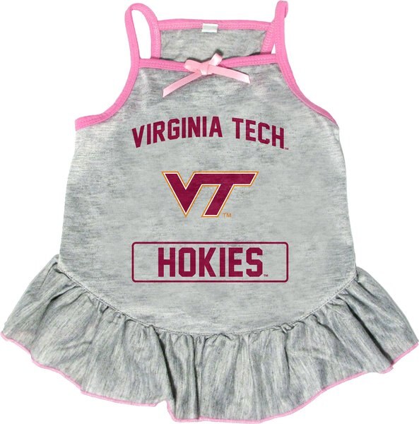 Littlearth NCAA Dog & Cat Dress, Virginia Tech Hokies, Small slide 1 of 3