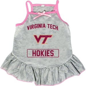 Littlearth NCAA Dog & Cat Dress, Virginia Tech Hokies, Small