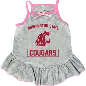 Littlearth NCAA Dog & Cat Dress, Washington State Cougars, X-Large