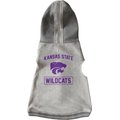 Littlearth NCAA Dog & Cat Hooded Crewneck Sweater, Kansas State University, Teacup
