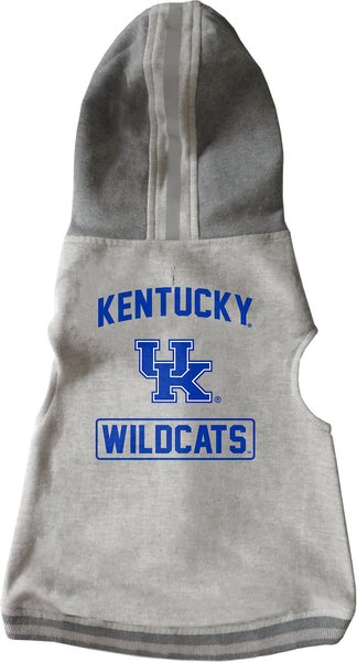 Littlearth NCAA Dog & Cat Hooded Crewneck Sweater, Kentucky Wildcats, Small slide 1 of 5