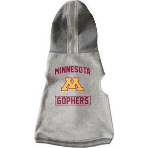 Littlearth NCAA Dog & Cat Hooded Crewneck Sweater, Minnesota Golden Gophers, Teacup