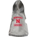 Littlearth NCAA Dog & Cat Hooded Crewneck Sweater, Nebraska Cornhuskers, Teacup