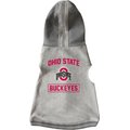 Littlearth NCAA Dog & Cat Hooded Crewneck Sweater, Ohio State Buckeyes, X-Large