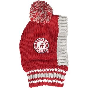 Littlearth NCAA Dog & Cat Knit Hat, Alabama Crimson Tide, Small
