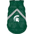 Littlearth NCAA Dog & Cat Puffer Vest, Michigan State Spartans, X-Small