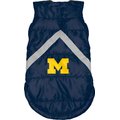 Littlearth NCAA Dog & Cat Puffer Vest, Michigan Wolverines, X-Small