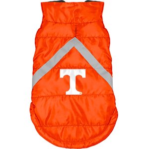 Littlearth NCAA Dog & Cat Puffer Vest, Tennessee Volunteeers, Large