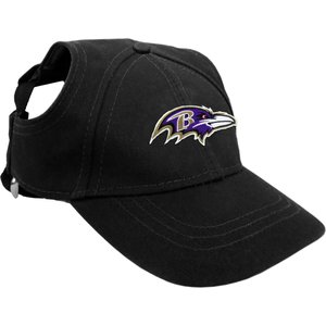 Littlearth NFL Dog & Cat Baseball Hat, Baltimore Ravens, X-Large