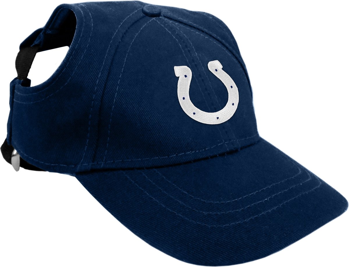 LITTLEARTH NFL Dog & Cat Baseball Hat, Indianapolis Colts, X-Small