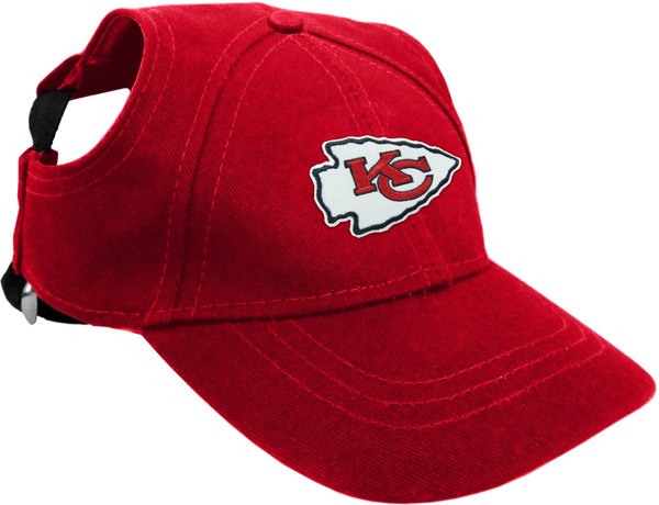 Littlearth NFL Dog & Cat Baseball Hat, Kansas City Chiefs, Small slide 1 of 2