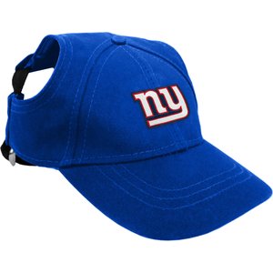 Littlearth NFL Dog & Cat Baseball Hat, New York Giants, Large