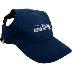 Littlearth NFL Dog & Cat Baseball Hat, Seattle Seahawks, Large
