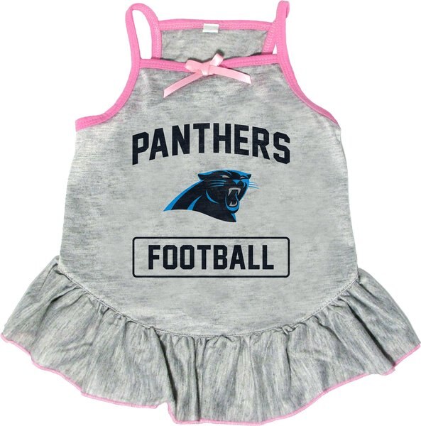 Littlearth NFL Dog & Cat Dress, Carolina Panthers, X-Large slide 1 of 1