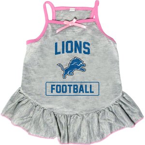 Littlearth NFL Dog & Cat Dress, Detroit Lions, Medium