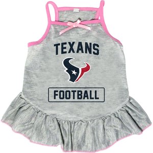 Littlearth NFL Dog & Cat Dress, Houston Texans, Medium