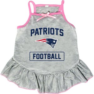 Littlearth NFL Dog & Cat Dress, New England Patriots, Large