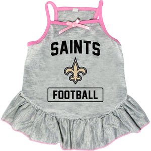 Littlearth NFL Dog & Cat Dress, New Orleans Saints, Small