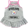 Littlearth NFL Dog & Cat Dress, Pittsburgh Steelers, Small