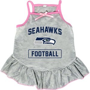 Littlearth NFL Dog & Cat Dress, Seattle Seahawks, X-Large